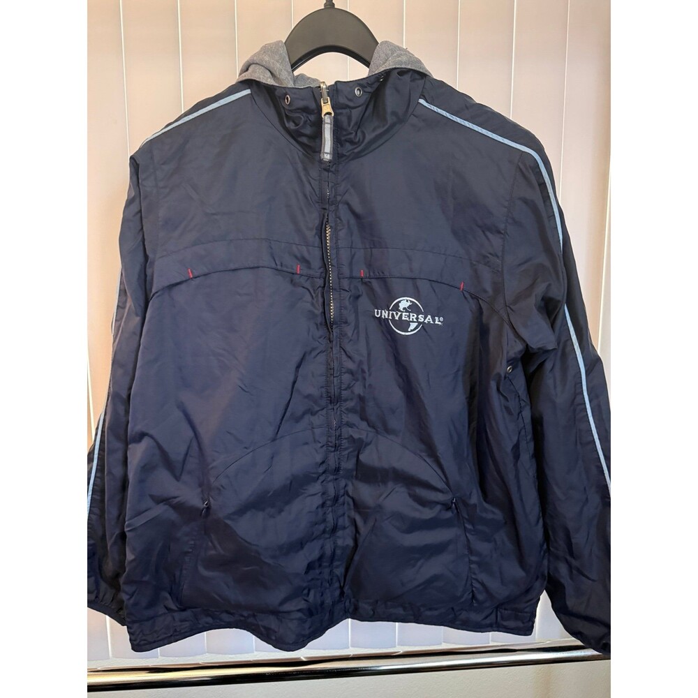 Vintage Adult Universal Studios Reversible Jacket Small *Missing Drawstrings*